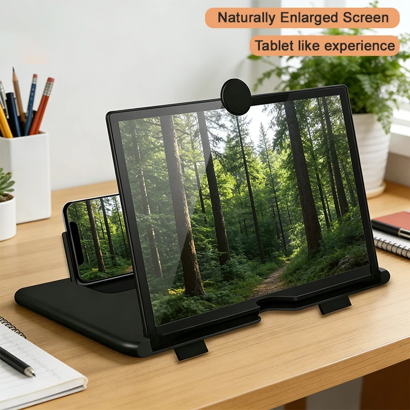 Digital Magnifier Reading - 12-Zoll-Handy-Lupe Ultra-HD-Bildschirm für Einfaches Fernsehen im