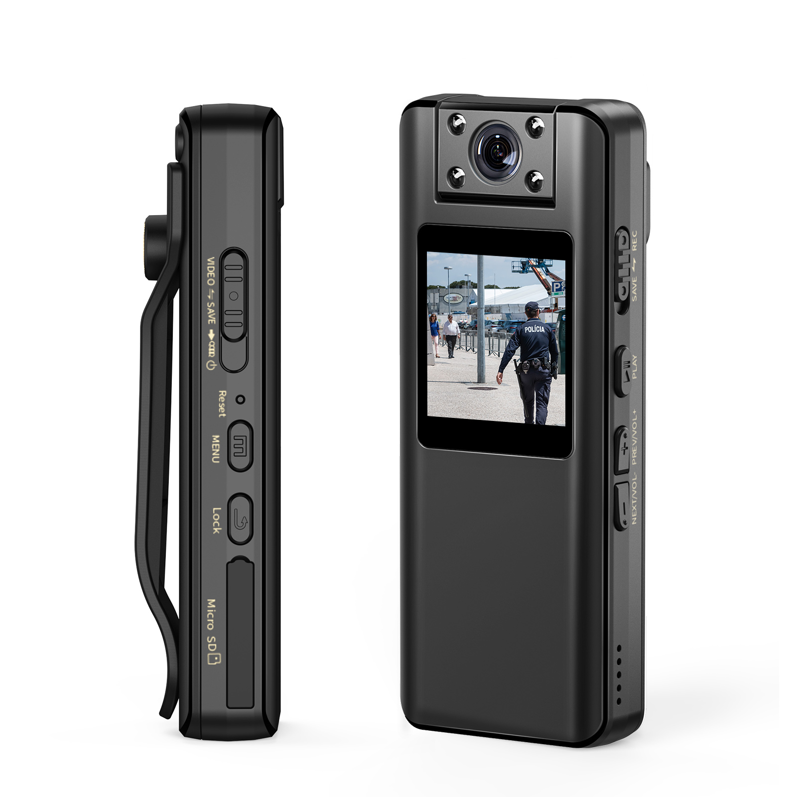 Compact Camera Mirrorless - BOBLOV A22 Digitale Mini-Körperkamera 1080P Sport