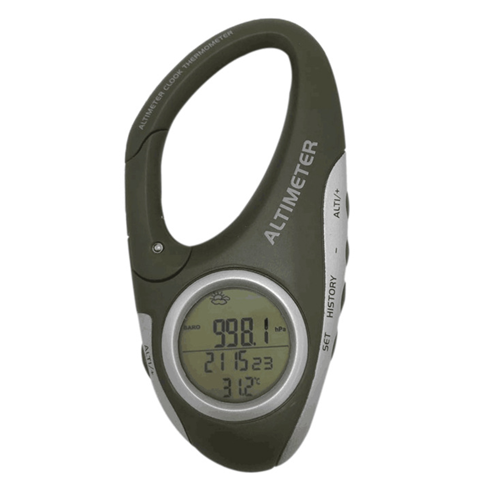 Electronics And Gadgets With A - Elektronischer Höhenmesser Karabiner Höhenmesser Hand thermometer