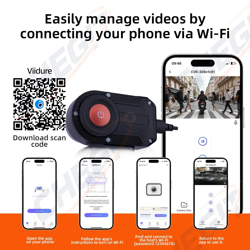 Motorrad-DVR 2K HD WiFi mit wa – Compact Camera Mirrorless Bewertung und Preis