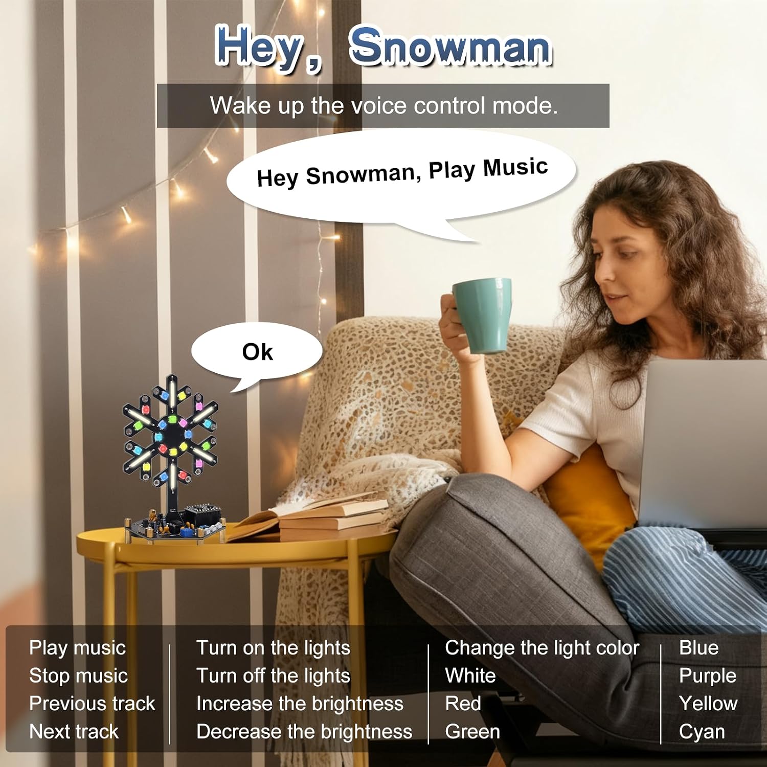 Sprachgesteuertes Spektrum-Lic – Electronics Home Gadgets Bewertung und Preis